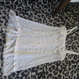 Elegant Cream Lace Trim Slip